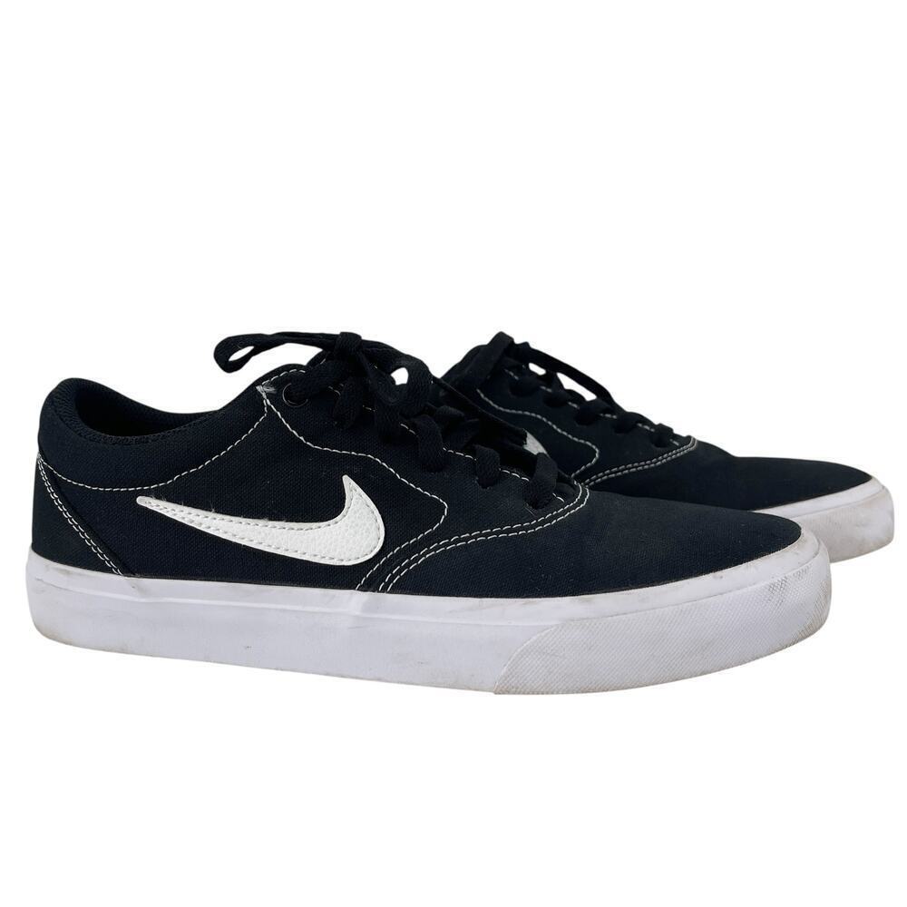 Nike SB Charge Black/White Skate Sneakers Mens Size 10